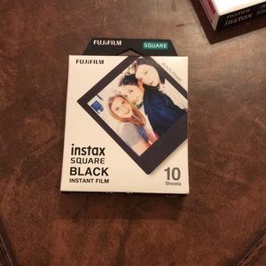 Instead square black instant film new in box